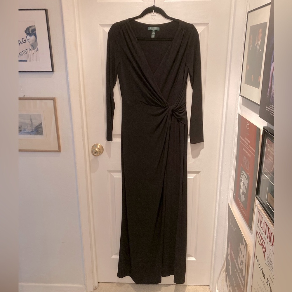 SALE! Ralph Lauren Gathered Waist Long Dress size 12 P